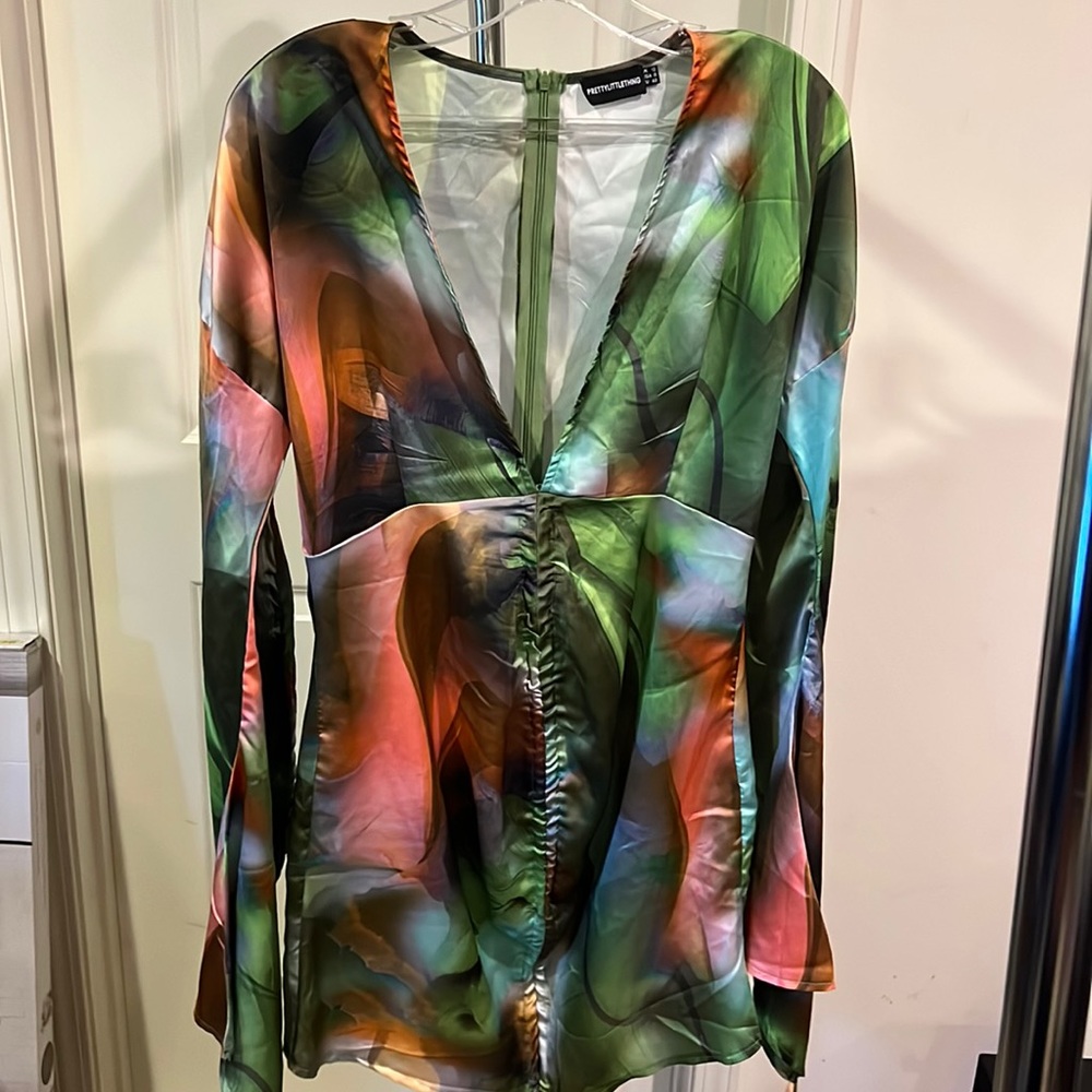 Pretty Multicolored Midi Dress from Pretty Little Thing, only worn once.